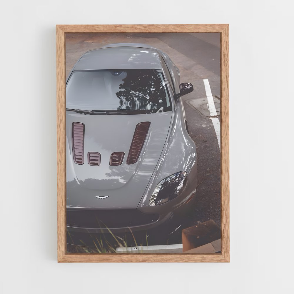Poster Vantage Silver – affiche Aston Martin (vue 4)